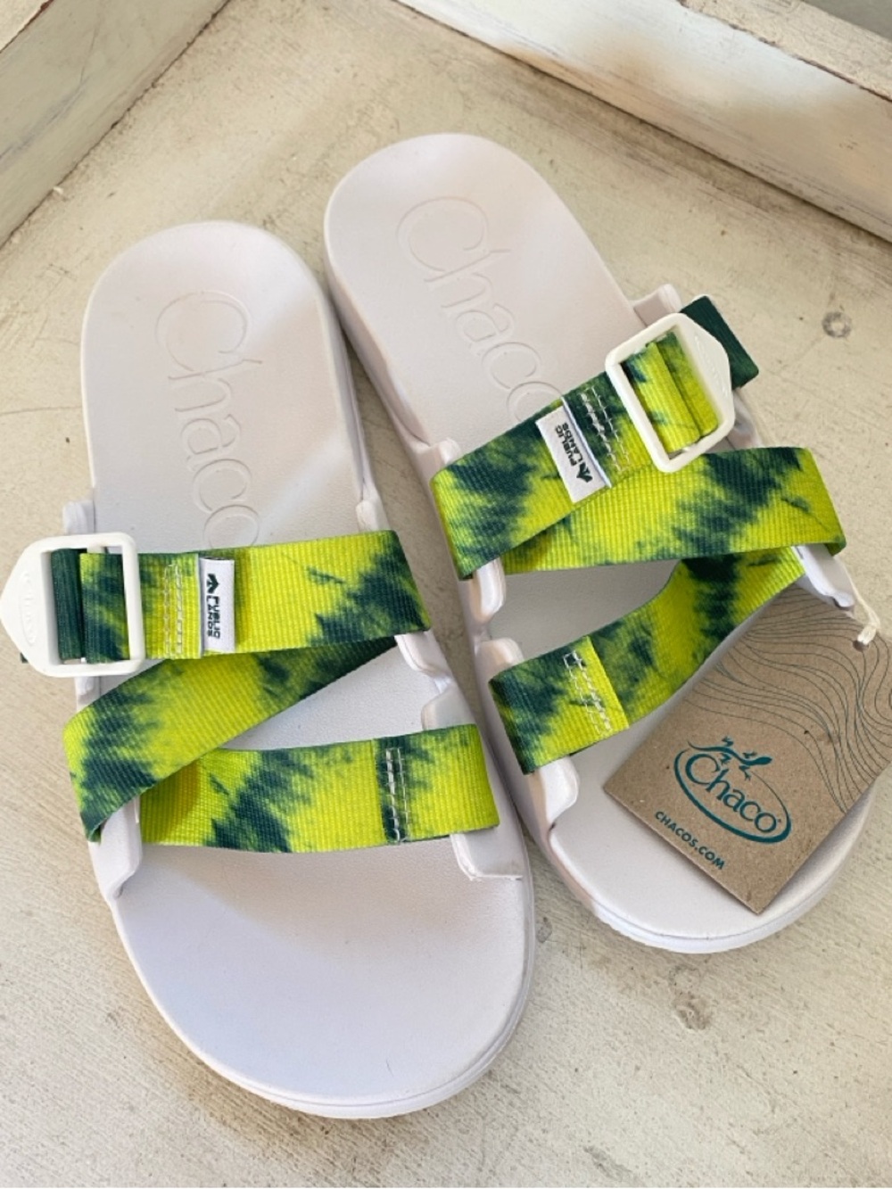 Chaco Chillos Women’s 11 Men’s Size 9 Slide Tie Dye RARE COLOR new with tag